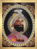Guru Gobind Singh Ji Small Picture Frame Photo with frame 2 in Size - 7 x 5