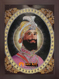 Guru Gobind Singh Ji Small Picture Frame Photo with frame 2 in Size - 7 x 5