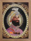 Guru Gobind Singh Ji Small Picture Frame Photo with frame 2 in Size - 7 x 5