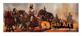 Guru Gobind Singh Ji With Khalsa Army In Size - 18 X 8