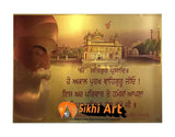 Guru Nanak Devi Ji Bless This House Photo Picture Framed - 22 X 16 - sikhiart