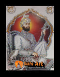 Guru Gobind Singh Ji Small Picture Frame Photo with frame in Size - 7 x 5