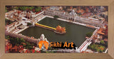 Harmandir Sahib Golden Temple Amritsar Punjab India Photo Picture Framed - 18 X 8 - sikhiart