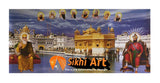 Harmandir Sahib Golden Temple Amritsar Punjab India With Sikh Gurus In Size - 28 X 13 - sikhiart