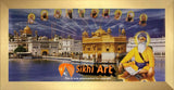 Harmandir Sahib Golden Temple Amritsar Punjab India Photo Picture Framed - 28 X 13 - sikhiart