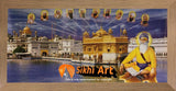 Harmandir Sahib Golden Temple Amritsar Punjab India Photo Picture Framed - 28 X 13 - sikhiart