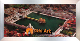 Harmandir Sahib Golden Temple Amritsar Punjab India Birds Eye View Photo Picture Framed - 28 X 13 - sikhiart