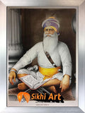 Large Baba Deep Singh Ji Picture Frame In Size - 40 X 28 - sikhiart