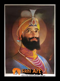 Large Guru Gobind Singh Ji Picture Frame In Size - 40 X 28