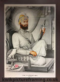 Large Guru Gobind Singh Ji Picture Frame 2 In Size - 40 X 28