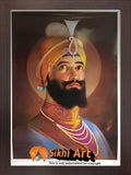 Large Guru Gobind Singh Ji Picture Frame In Size - 40 X 28