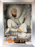 Large Guru Gobind Singh Ji Picture Frame 2 In Size - 40 X 28