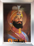 Large Guru Gobind Singh Ji Picture Frame In Size - 40 X 28