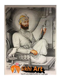 Large Guru Gobind Singh Ji Picture Frame 2 In Size - 40 X 28