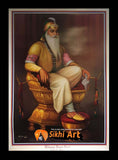 Large Maharaja Ranjit Singh Ji King Of Punjab In Size - 40 X 28 - sikhiart