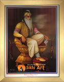 Large Maharaja Ranjit Singh Ji King Of Punjab In Size - 40 X 28 - sikhiart