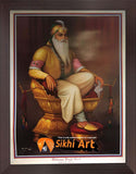 Large Maharaja Ranjit Singh Ji King Of Punjab In Size - 40 X 28 - sikhiart