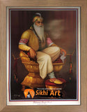 Large Maharaja Ranjit Singh Ji King Of Punjab In Size - 40 X 28 - sikhiart