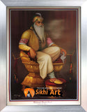 Large Maharaja Ranjit Singh Ji King Of Punjab In Size - 40 X 28 - sikhiart