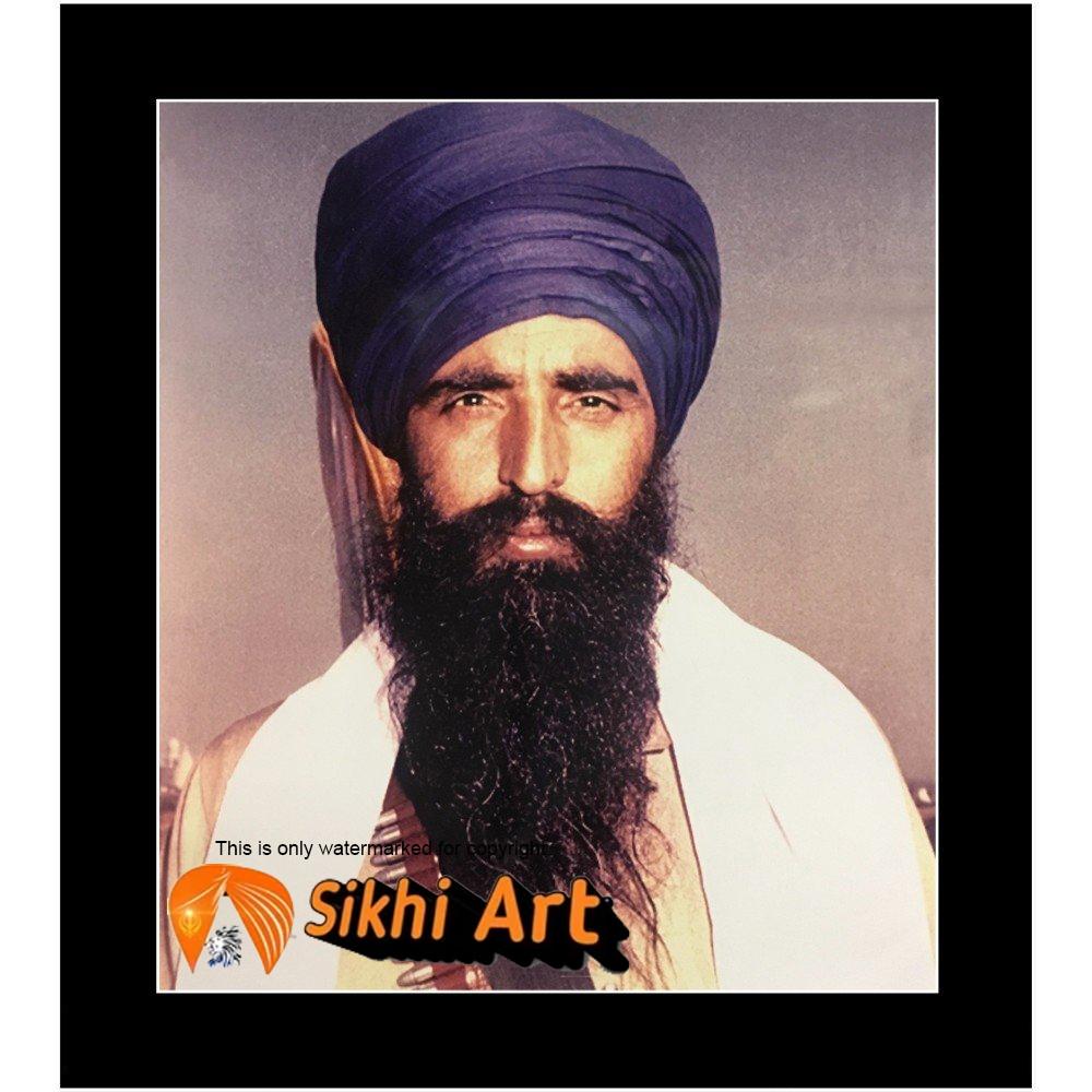 Martyr Sant Jarnail Singh Bhindranwale Picture Frame 10 X 8 - sikhiart