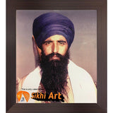Martyr Sant Jarnail Singh Bhindranwale Picture Frame 16 X 12 - sikhiart