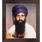 Martyr Sant Jarnail Singh Bhindranwale Picture Frame 36 X 24 - sikhiart