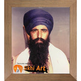Martyr Sant Jarnail Singh Bhindranwale Picture Frame 16 X 12 - sikhiart