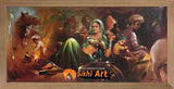 Punjab Art In Punjab Village India In Size - 40 X 20 - sikhiart