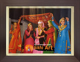 Punjab Scene Of Punjabi Women In Village In Size - 18 X 14 - sikhiart