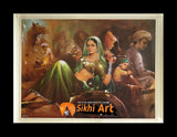 Punjab Scenery Of Traditional Punjabi People In Size - 18 X 14 - sikhiart