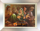 Punjab Scenery Of Traditional Punjabi People In Size - 18 X 14 - sikhiart