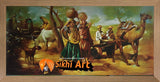 Punjab Traditional Village In India In Size - 40 X 20 - sikhiart