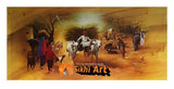 Punjab Village In India In Size - 40 X 20 - sikhiart