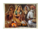 Punjabi People In Punjab Village In Size - 18 X 14 - sikhiart