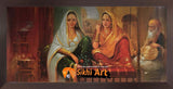 Punjabi Sikh Women In Traditonal Punjabi Room In Size - 40 X 20 - sikhiart