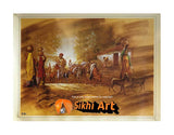 Punjabi Village Scenery Of Punjab In Size - 18 X 14 - sikhiart