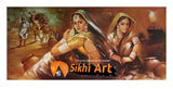 Punjabi Visra Art Of Punjab Traditional Desi Women In Size - 40 X 20 - sikhiart