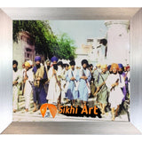 Sant Jarnail Singh Bhindranwale Fighting For Faith And Nation Picture Frame 24 x 20 - sikhiart