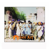 Sant Jarnail Singh Bhindranwale Fighting For Faith And Nation Picture Frame 16 x 12 - sikhiart