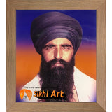 Sant Jarnail Singh Bhindranwale From Damdami Taksal Picture Frame 16 X 12 - sikhiart