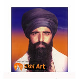 Sant Jarnail Singh Bhindranwale From Damdami Taksal Picture Frame 20 X 16 - sikhiart
