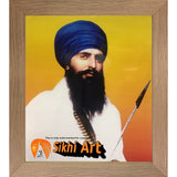 Sant Jarnail Singh Bhindranwale From Punjab Picture Frame 10 X 8 - sikhiart