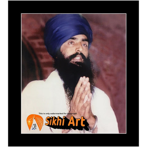 Sant Jarnail Singh Bhindranwale Greeting Picture Frame 36 X 24 - sikhiart