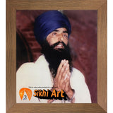 Sant Jarnail Singh Bhindranwale Greeting Picture Frame 36 X 24 - sikhiart
