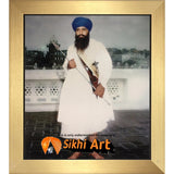 Sant Jarnail Singh Bhindranwale Khalistan Picture Frame 20 X 16 - sikhiart