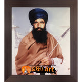 Sant Jarnail Singh Bhindranwale Picture Frame 36 X 24 - sikhiart