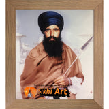 Sant Jarnail Singh Bhindranwale Picture Frame 36 X 24 - sikhiart