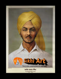 Shaheed Bhagat Singh Punjab 2 In Size - 18 X 14 - sikhiart