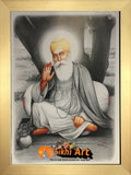 Sikh First Guru Nanak Dev Ji Picture Frame In Size - 12 X 8