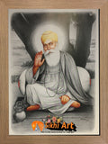 Sikh First Guru Nanak Dev Ji Picture Frame In Size - 12 X 8